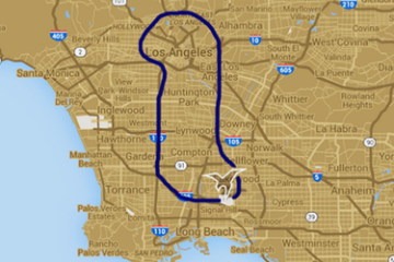 Map of Downtown Los Angeles